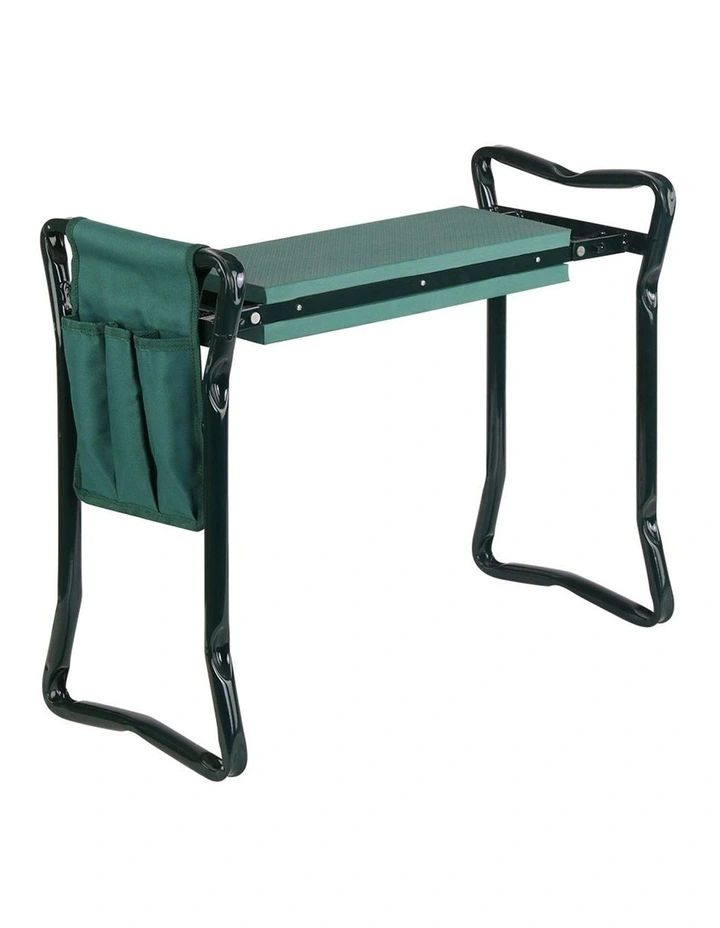 Garden Kneeler and Seat Tool Pouches Outdoor Bench Knee Pad Foldable