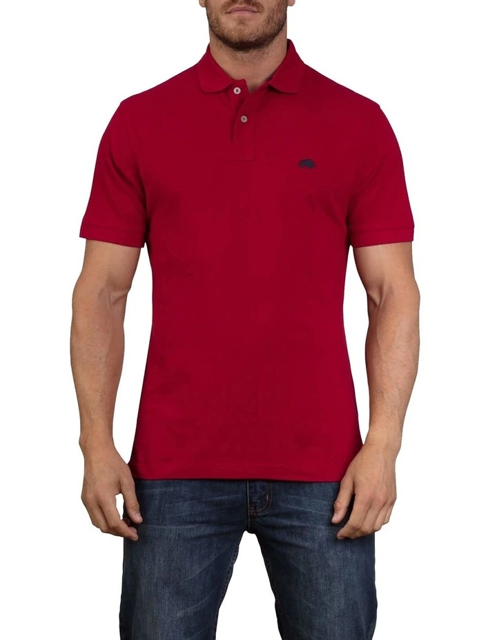 Organic Cotton Regular Fit Signature Polo Red