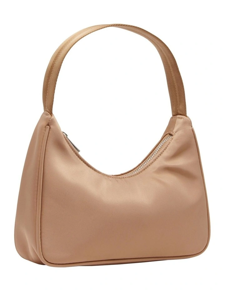 Mini Shoulder Bag in Tan