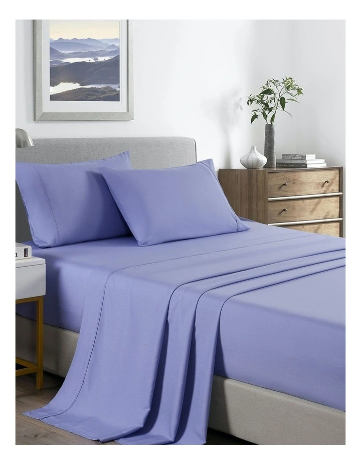 Bamboo Cooling Sheet Set in Mid Blues