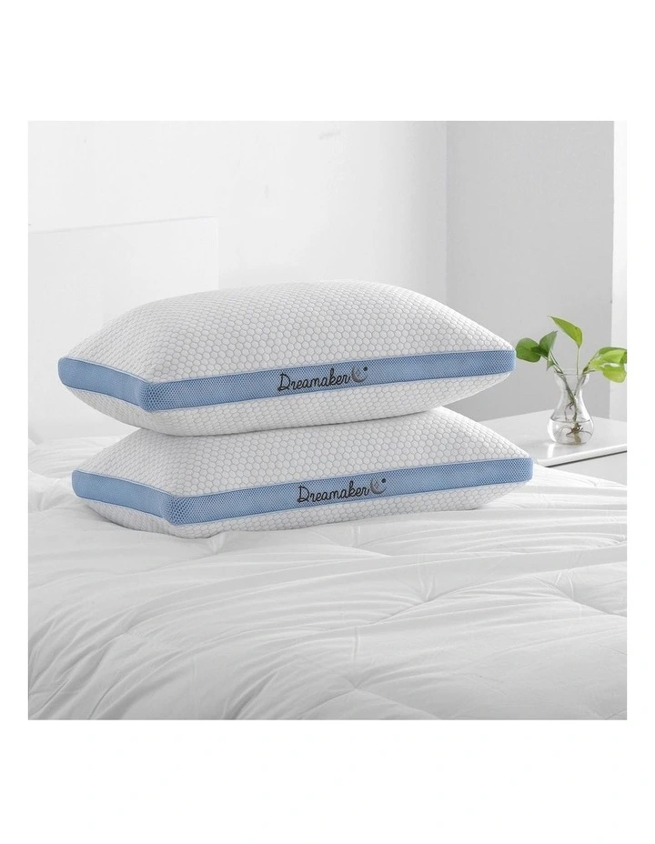 Cool Breathe Gusset Pillow 66 x 42cm in White
