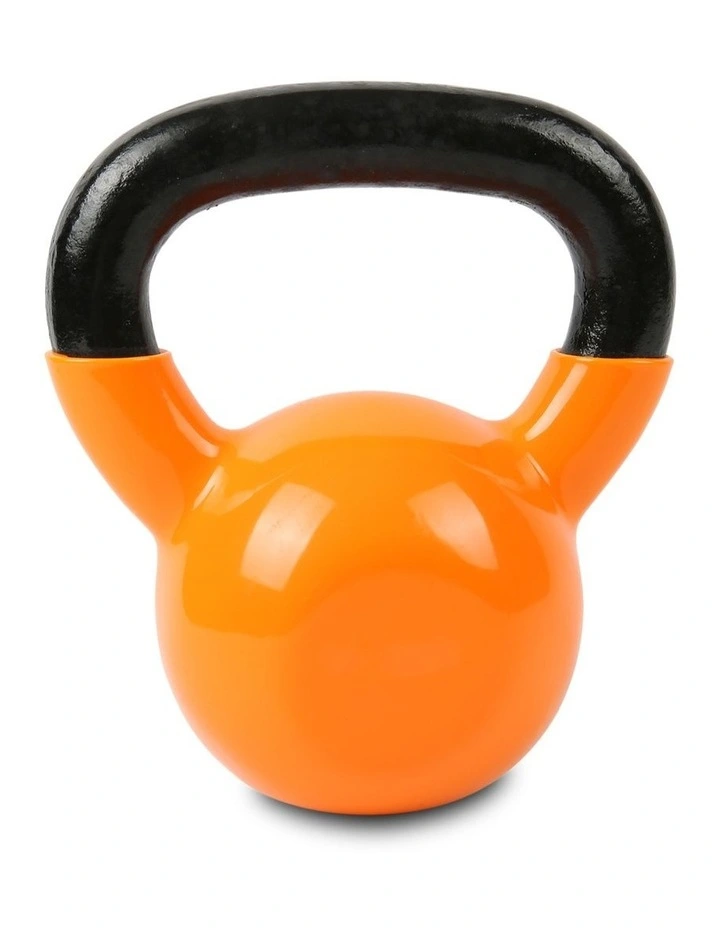 Vinyl Kettlebell 6kg in Orange