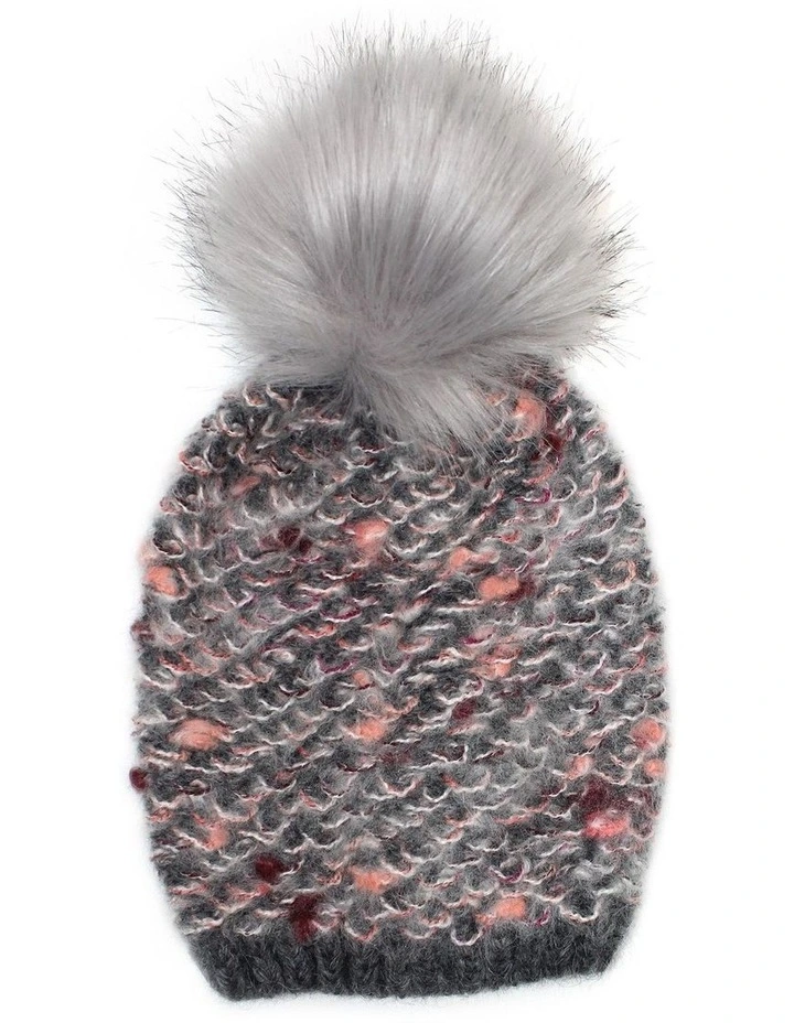 Prue Mini Beanie in Charcoal