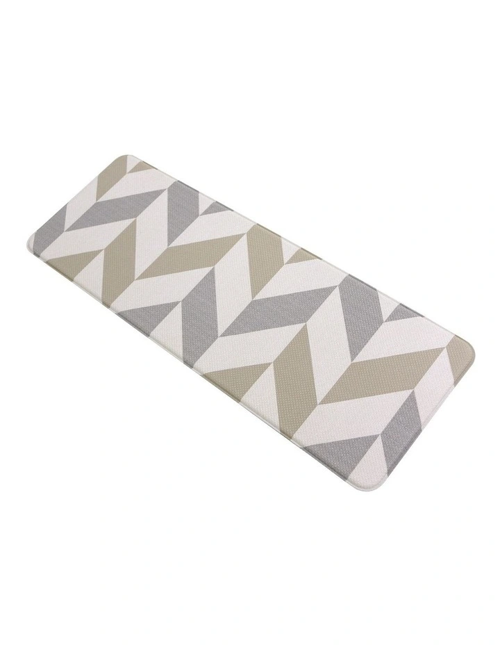 120x44cm Herringbone Gainsboro Kitchen Mat