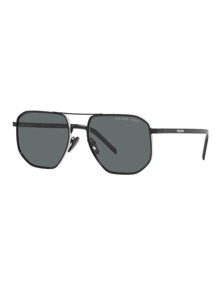 PR 59YS Black Polarised Sunglasses