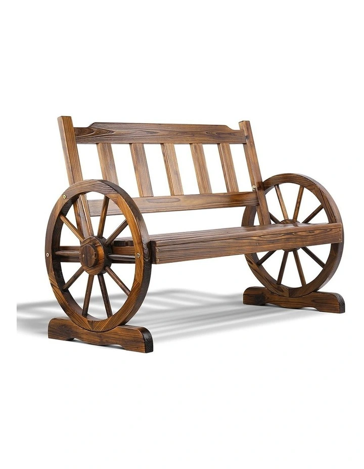 Wagon Wheel Bench