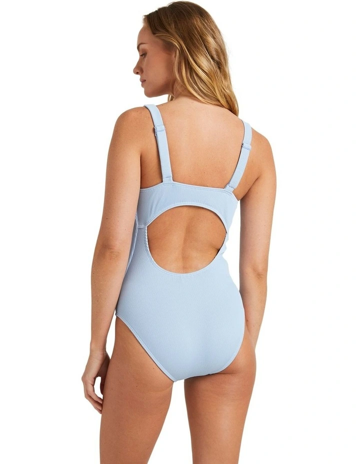 Rib Love One Piece in Bel Air Blue