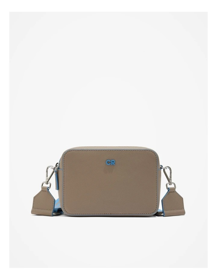 Contrast Camera Bag in French Blue