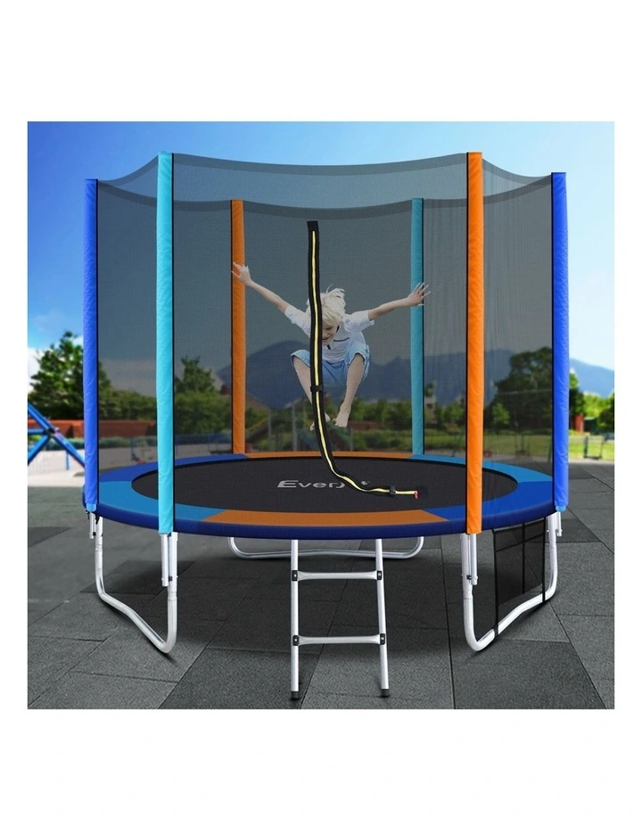 Safety Net Pad Ladder Gift Round Trampolines Cover 8Ft
