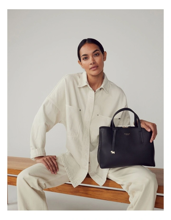 Dukes Place Black Medium Open-Top Multiway Bag
