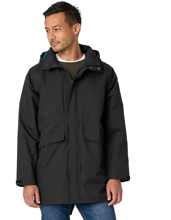 Deneb Waterproof Jacket in Black