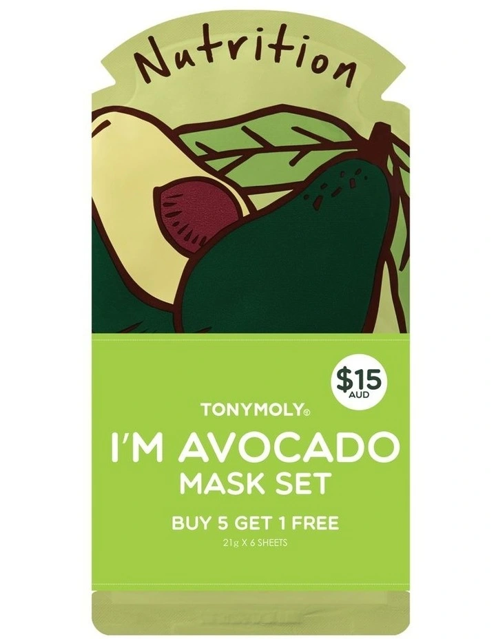 I'm Avocado 5+1 Free Mask Set