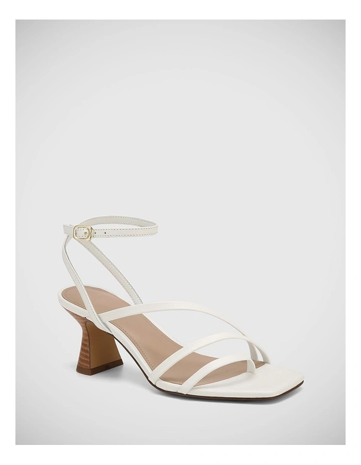 Maeve Leather Sandal in White