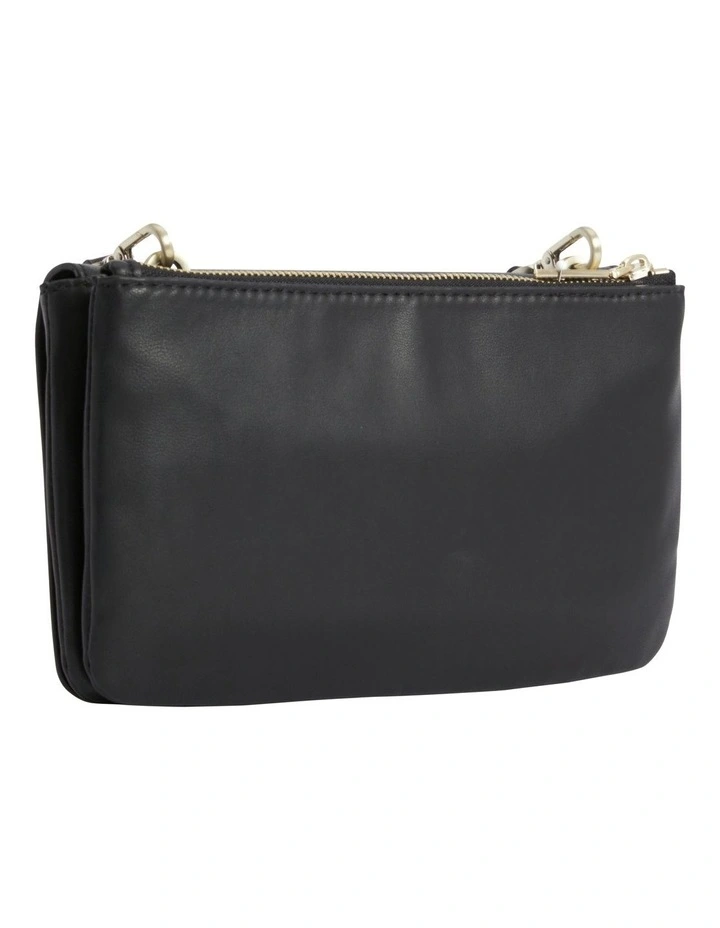 Slim Crossbody Bag in Black