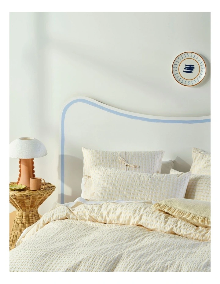Ferrara Quilt Cover Set In Sand