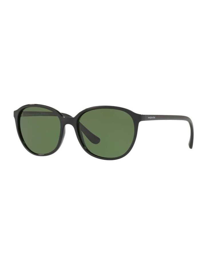 HU2003 Black Polarised Sunglasses