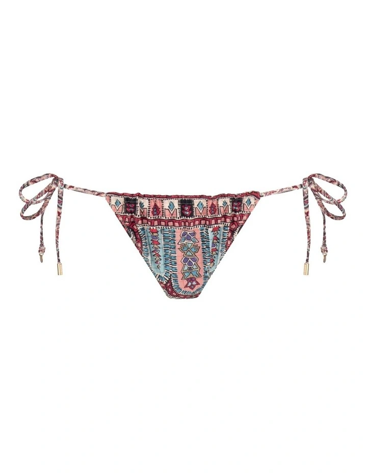Marjorie High Argentina Reversible Bikini Bottom in Ocean Sunset Paisley