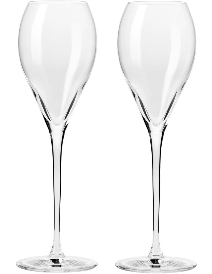 Duet Flute Gift Box Set 225ml 2 Piece in Clear