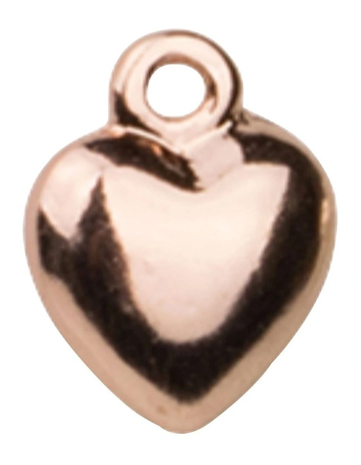 Isadora Aurelia Heart Charm in Rose Gold