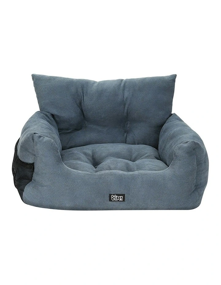 Car Seat Booster Cover Pet Bed in Grey