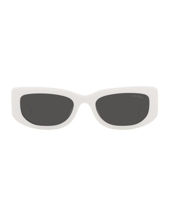 PR 14YS White Sunglasses