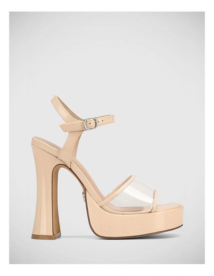 Yaslina Leather Sandal in Nude