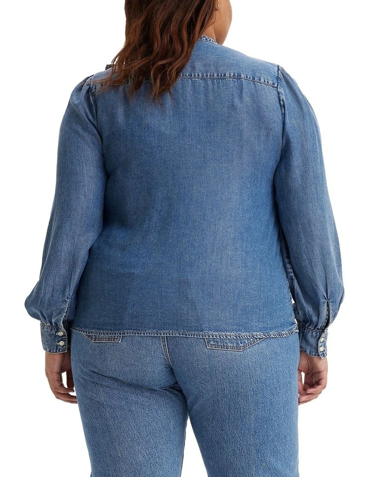 Carinna Blouse (Curve) in Patches