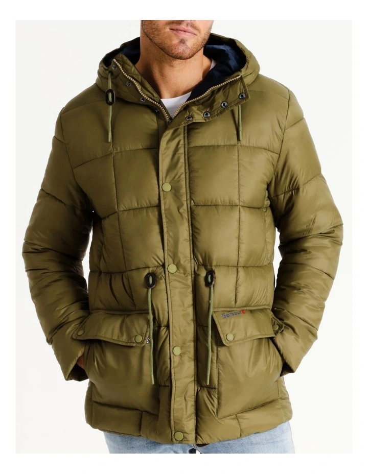 Fell Baffle Quilt Jacket in North Green