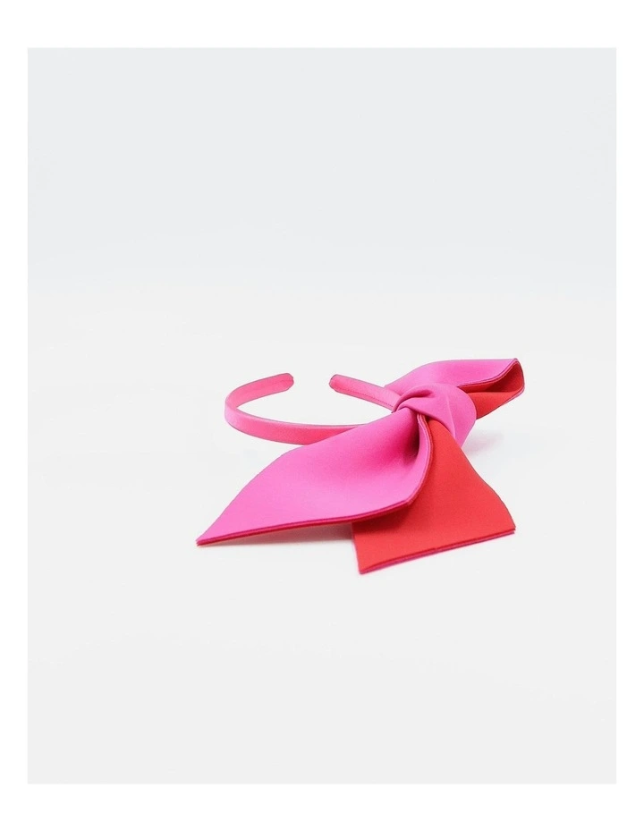 Thumper Fascinator in Hot Pink/Red
