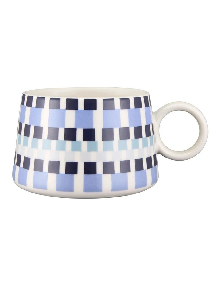 Mosaic Mug 320ml in Blue