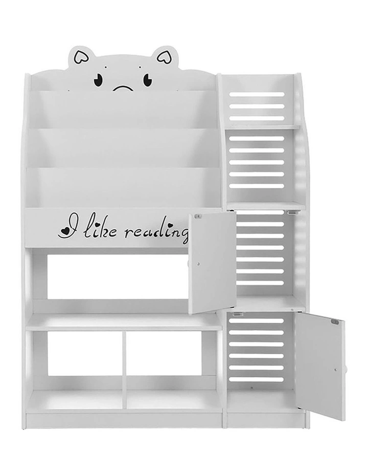 4 Tiers Bookshelf in White