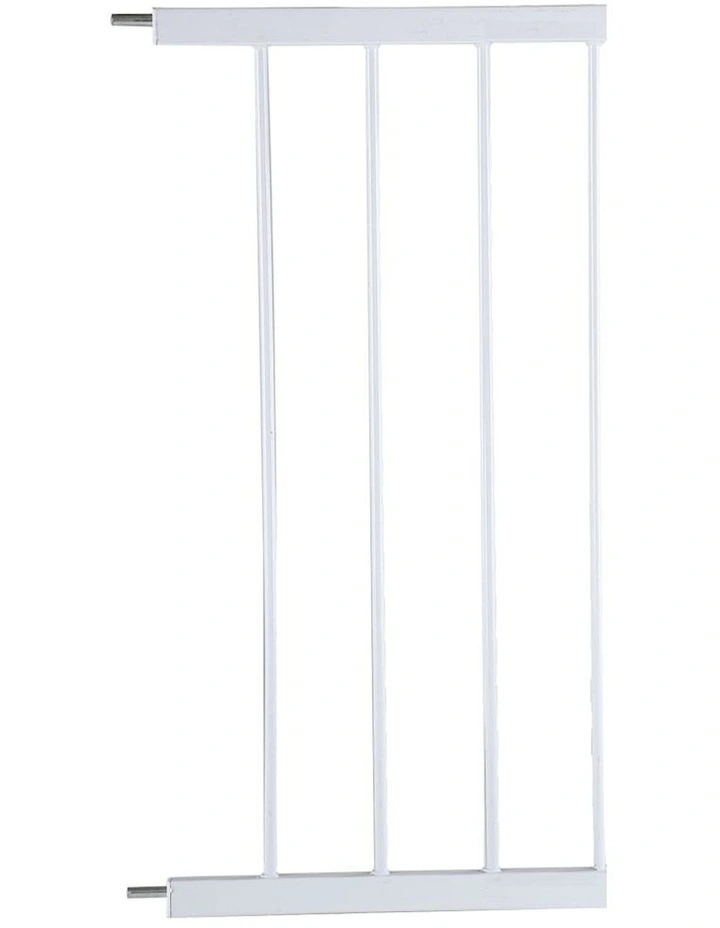 Baby Safety Gate and Pet Barrier Adjustable 30cm Door Extension in White