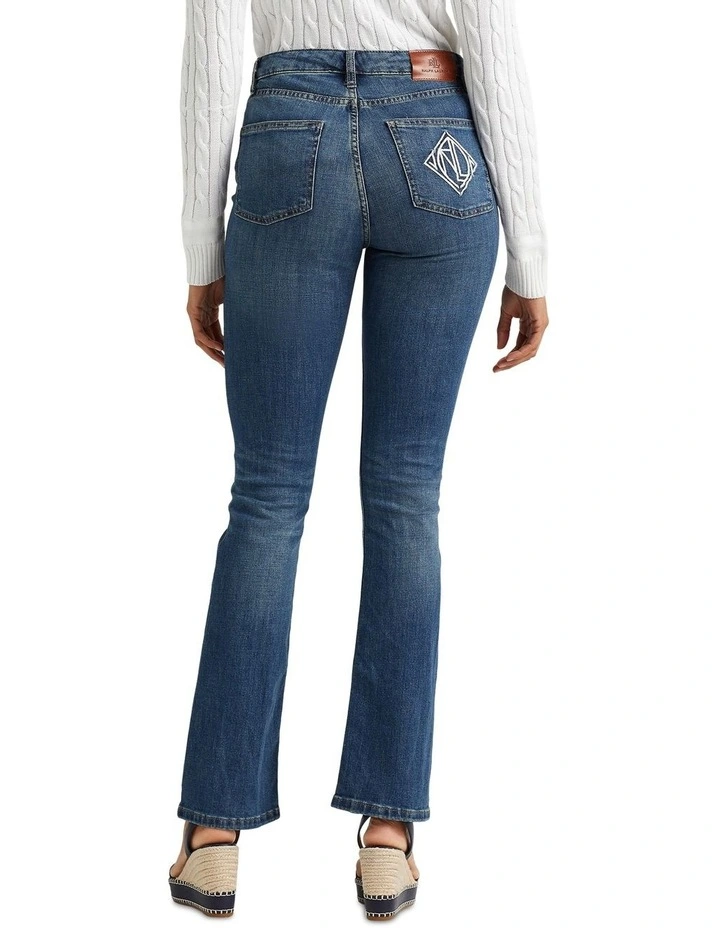 High-Rise Boot Jean in Blue
