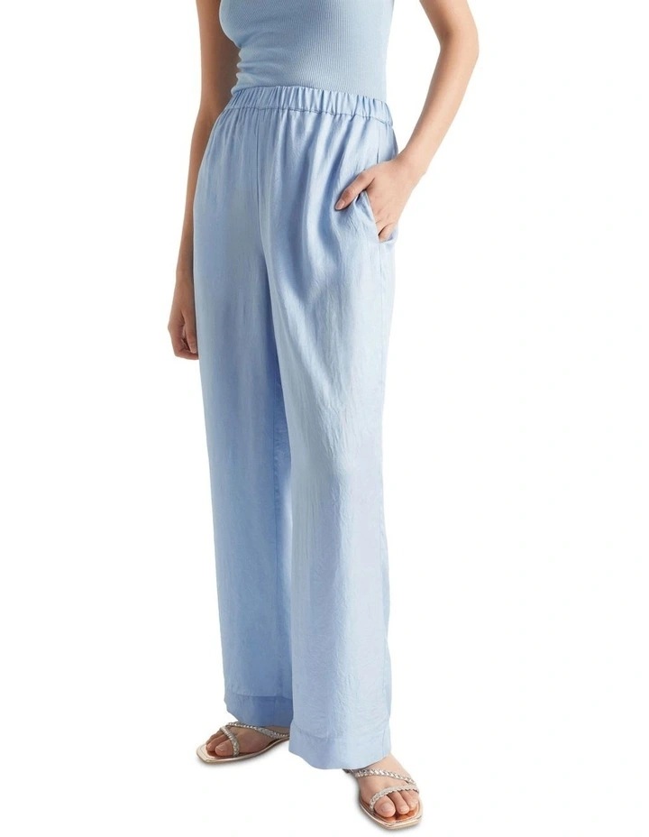 Satin Wide Leg Trouser