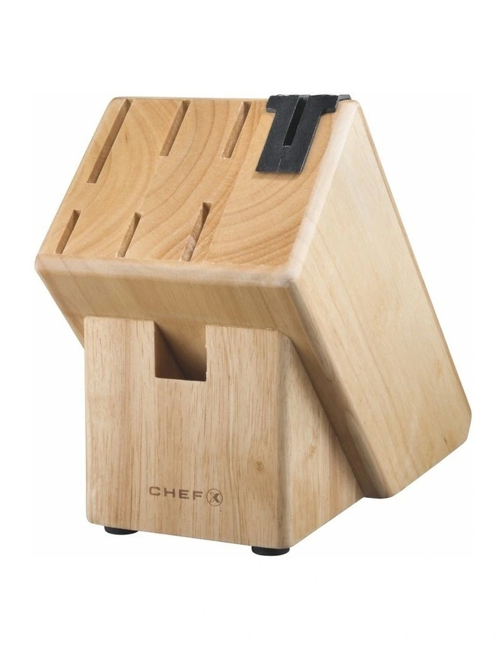 Classic Knife Block Set 9 Piece in Brown