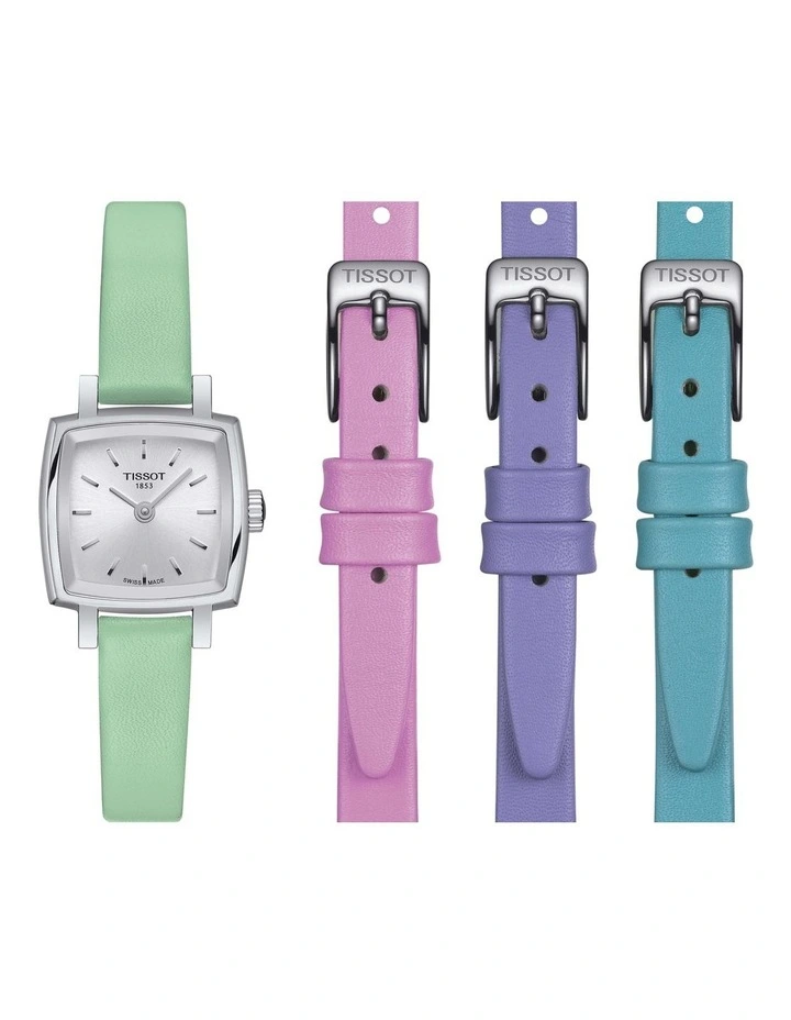 Lovely Square Summer Set T0581091603101 Watch in Silver