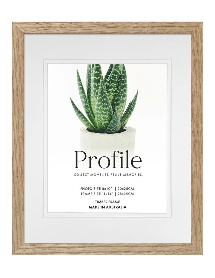 Decorator Photo Frame 28x35/20x25cm in Natural