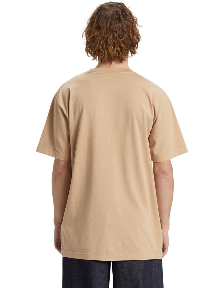 Star Pigment Dye T-shirt in Incense Enzyme Wash