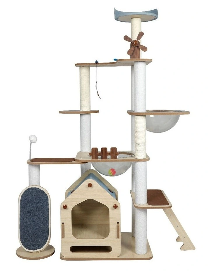 Cat Tree Scratching Post 168cm in White