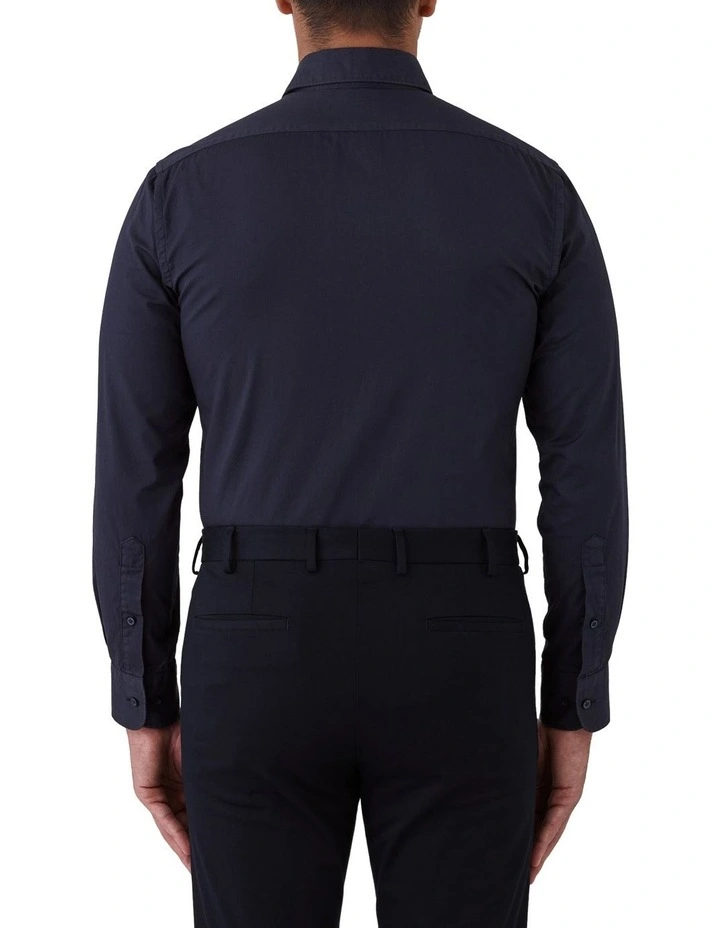Prahran Modern Fit Shirt in Navy