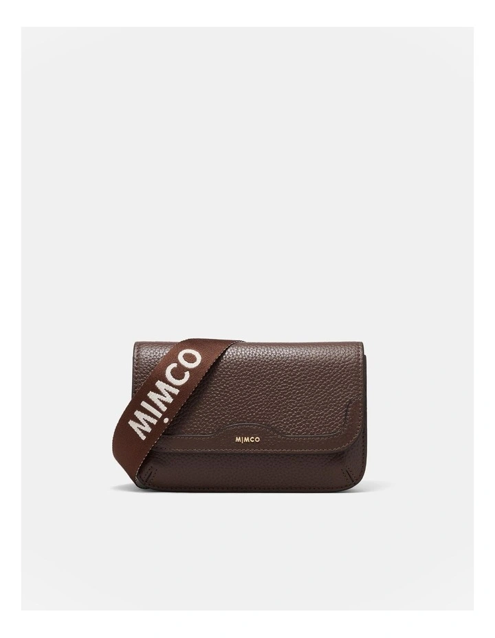 Jett Flapover Crossbody Bag in Choc Berry
