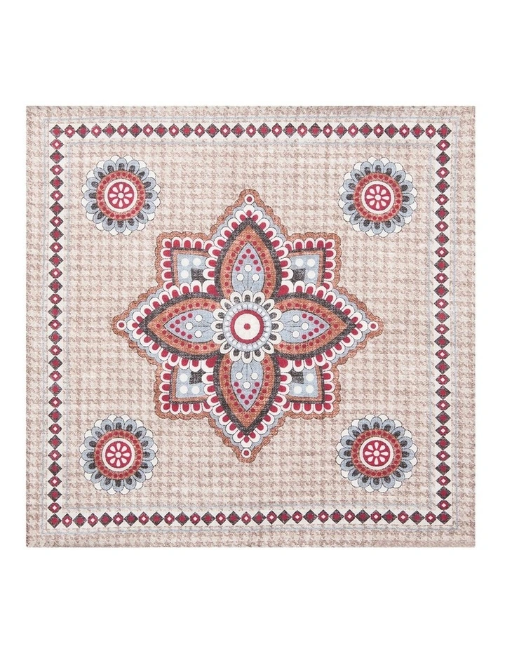 Lang Pocket Square in Brown