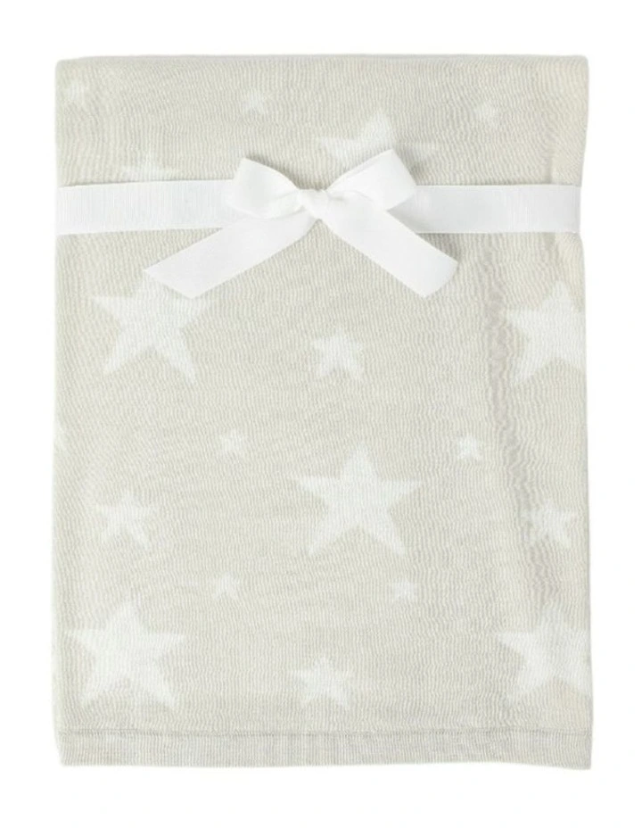 True Knit Reversible Blanket in Star
