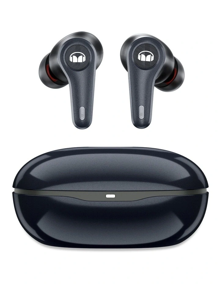 Monster Clarity 8.0 Active Noise Cancelling Bluetooth In Ear Headphones in Black