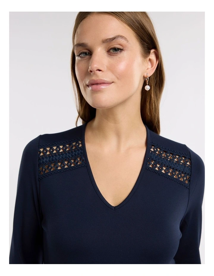 Julianna Top in Navy