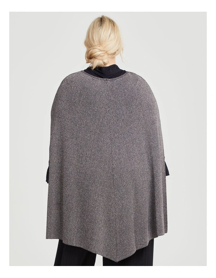 Side Split Poncho in Bronze