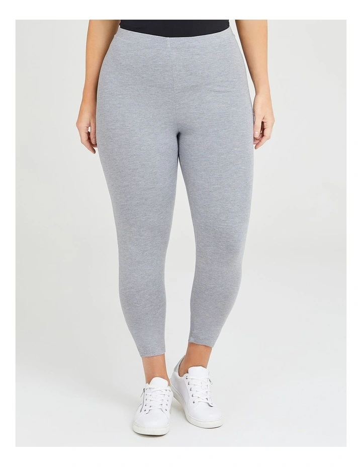 Bamboo Breezy 7/8 Legging Dark Grey Marle