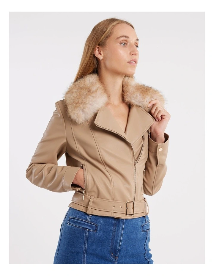Roxanne Jacket in Tan