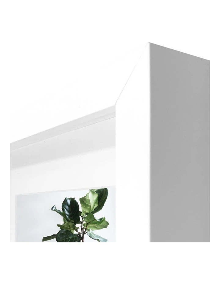 Australian Made Shadow Box Photo Frame 10x10"/5x5" in White