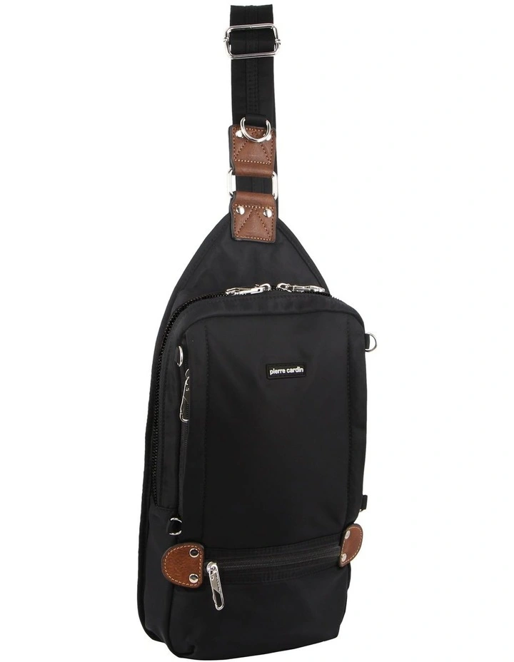 Anti-Theft Cross Body Bag in Black